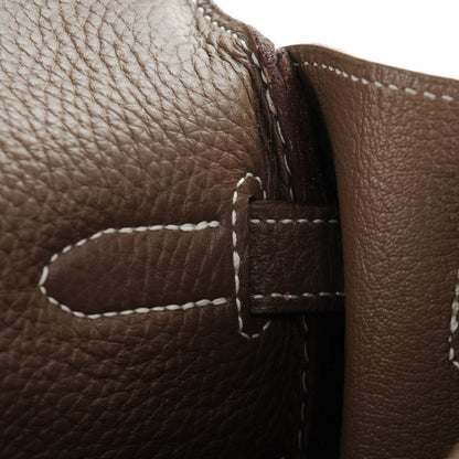 Hermes Taurillon Clemence Kelly Retourne 35 Etoupe 19 of 21