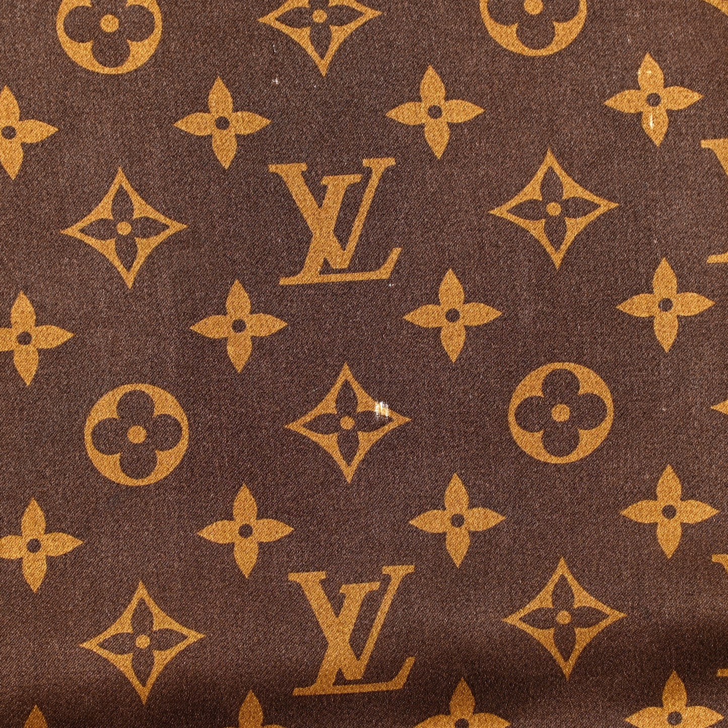 Silk Leopard Monogram Square Scarf