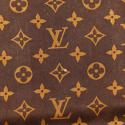 Louis Vuitton Silk Leopard Monogram Square Scarf 4 of 5
