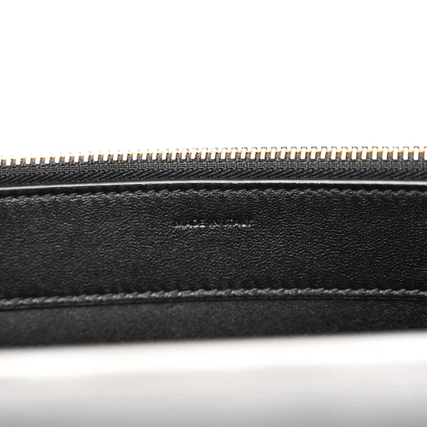 Grained Calfskin Leopard Print Cartable Small Briefcase Brown Black