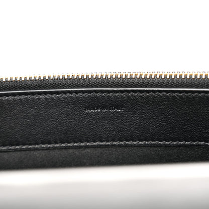 Celine Grained Calfskin Leopard Print Cartable Small Briefcase Brown Black 6 of 11