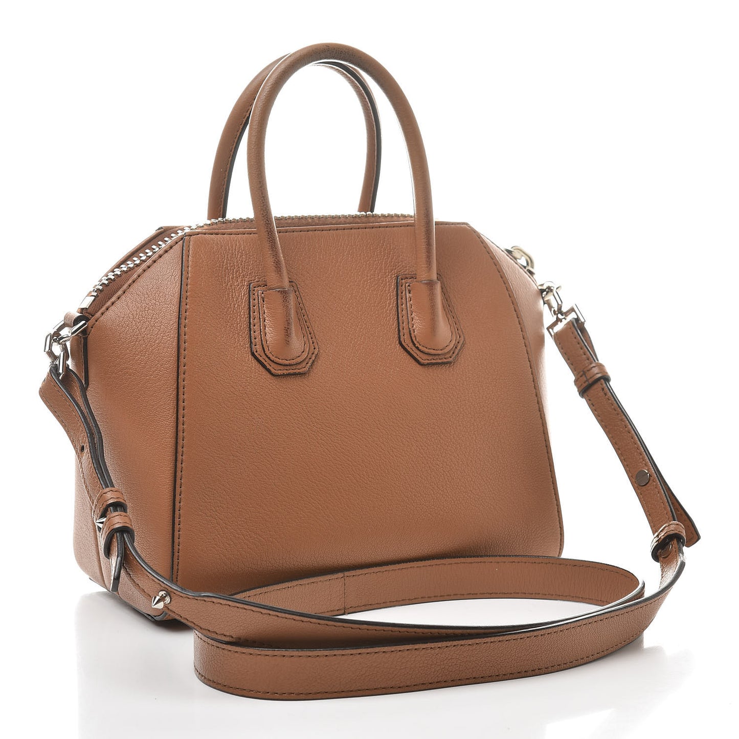 Sugar Goatskin Mini Antigona Caramel