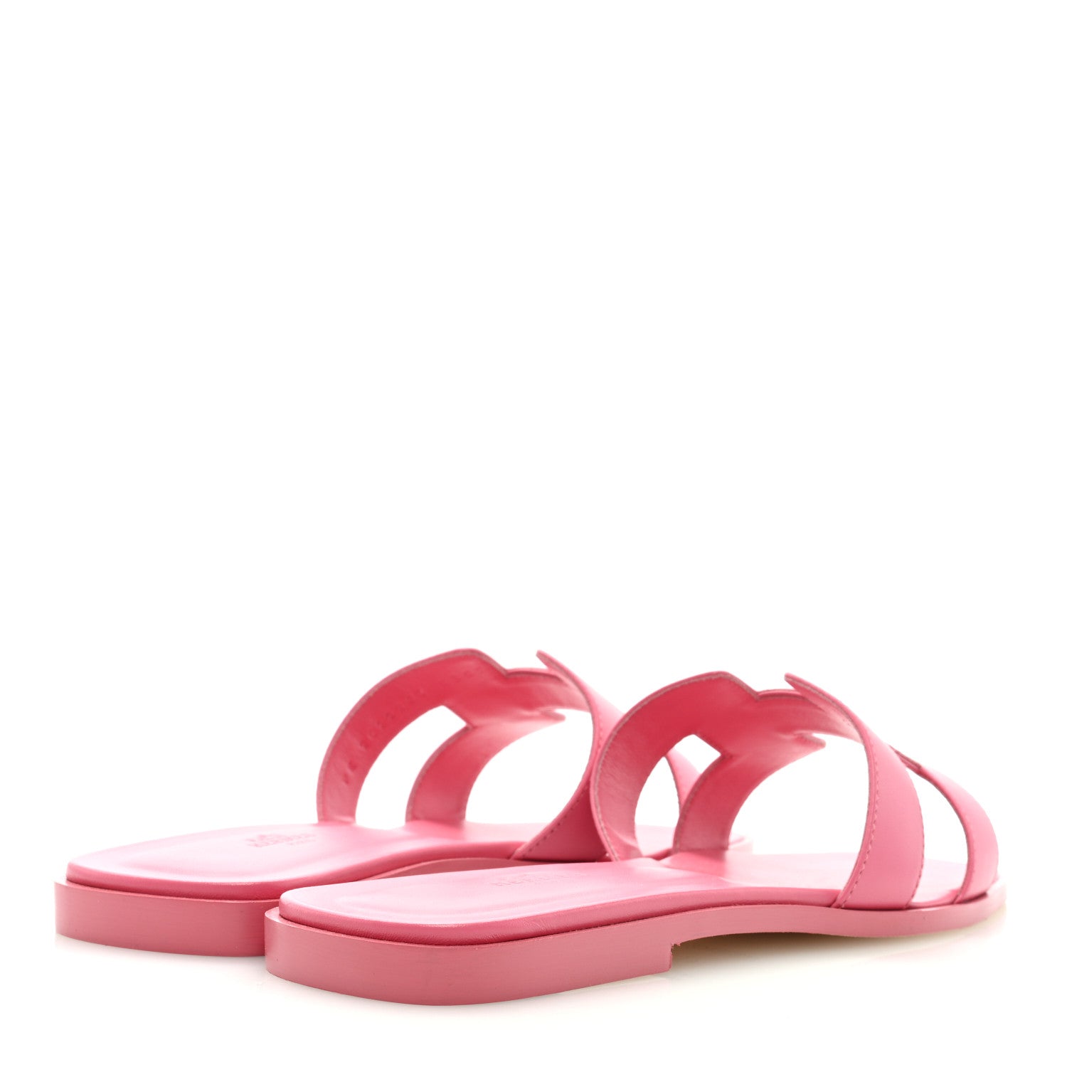 Hermes Box Calfskin Oran Sandals 41 Rose Petale 4 of 8