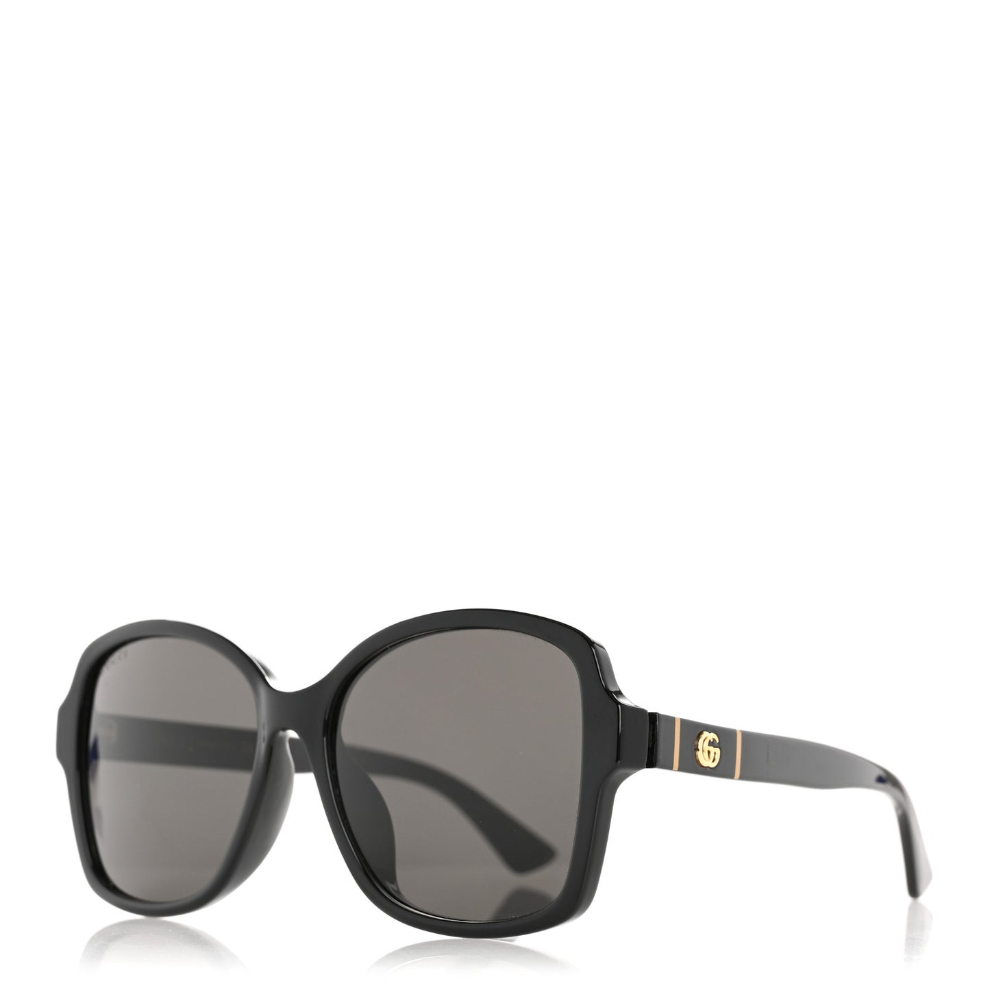 Acetate Square Sunglasses GG0765SA Black