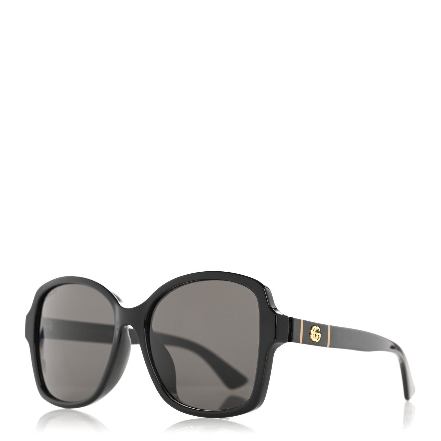 Gucci Acetate Square Sunglasses GG0765SA Black 1 of 9
