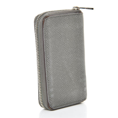 Louis Vuitton Taiga Zippy Coin Purse Vertical Glacier 3 of 20