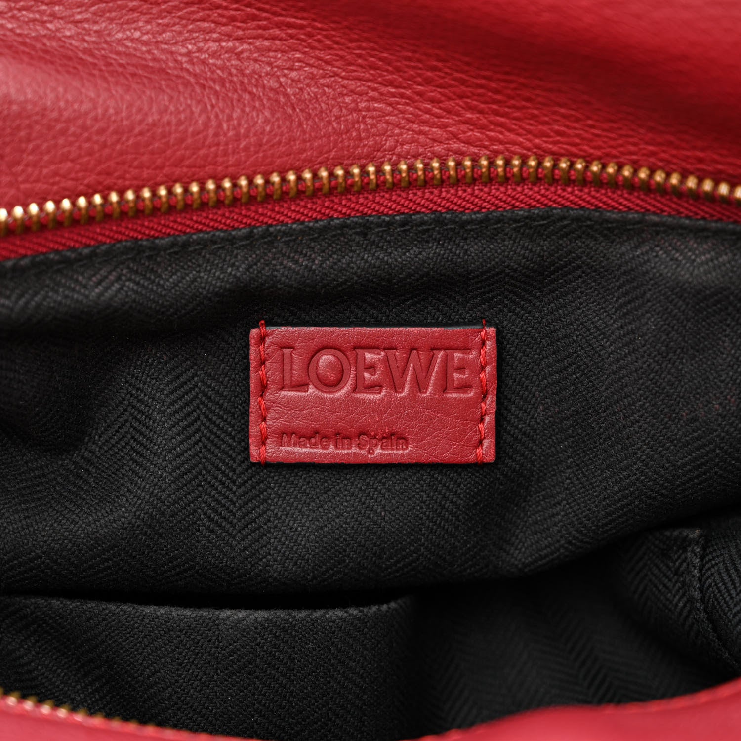 Loewe Calfskin Colorblock Medium Puzzle Bag Red 6 of 18