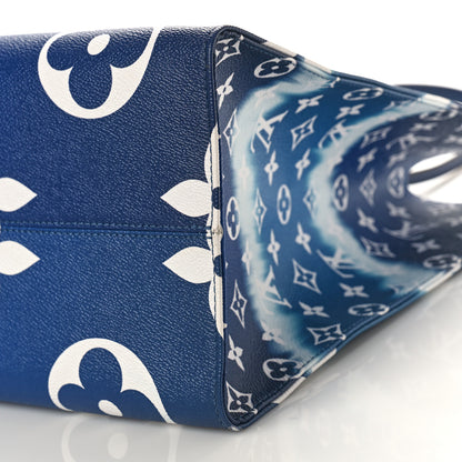 Louis Vuitton Monogram Escale Onthego GM Blue 7 of 11