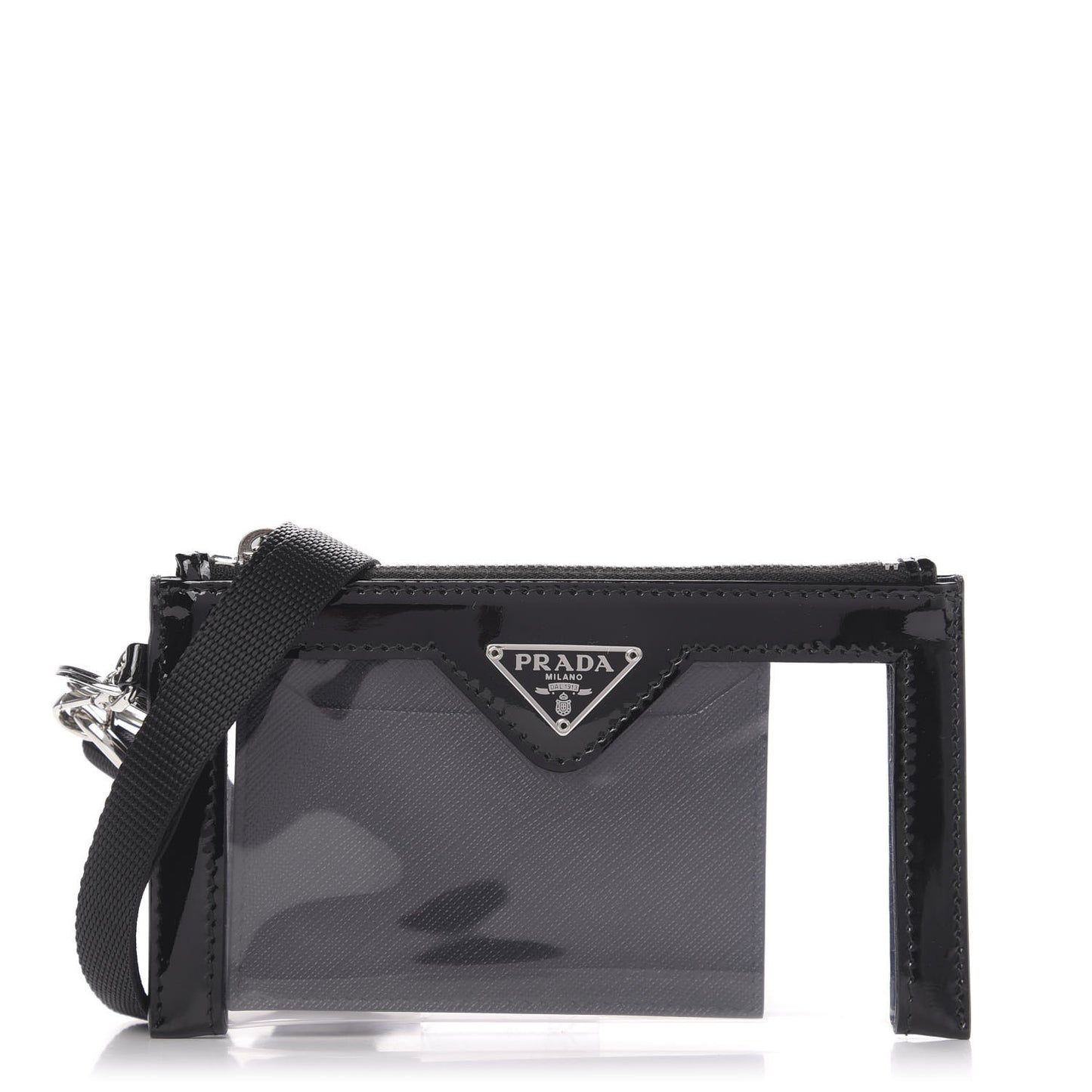 Vernice Plexiglass Card Holder Black