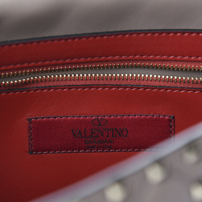 Valentino Garavani Nappa Large Rockstud Spike Shoulder Bag Clay 8 of 9