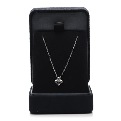 Tiffany Platinum Diamond Enchant Flower Pendant Necklace 5 of 5