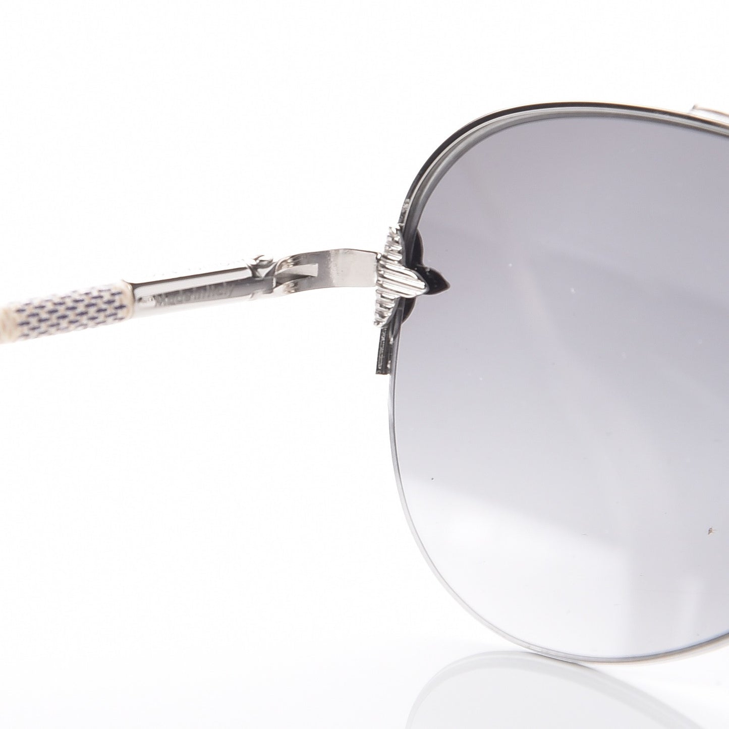 Damier Azur Petite Viola Pilote Aviator Sunglasses Z0570U