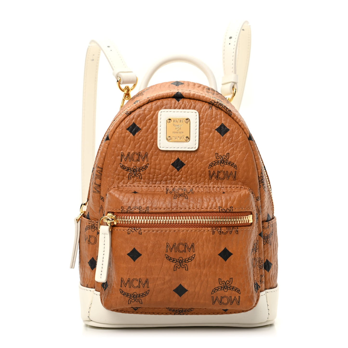 Visetos X-Mini Stark Backpack Cognac White