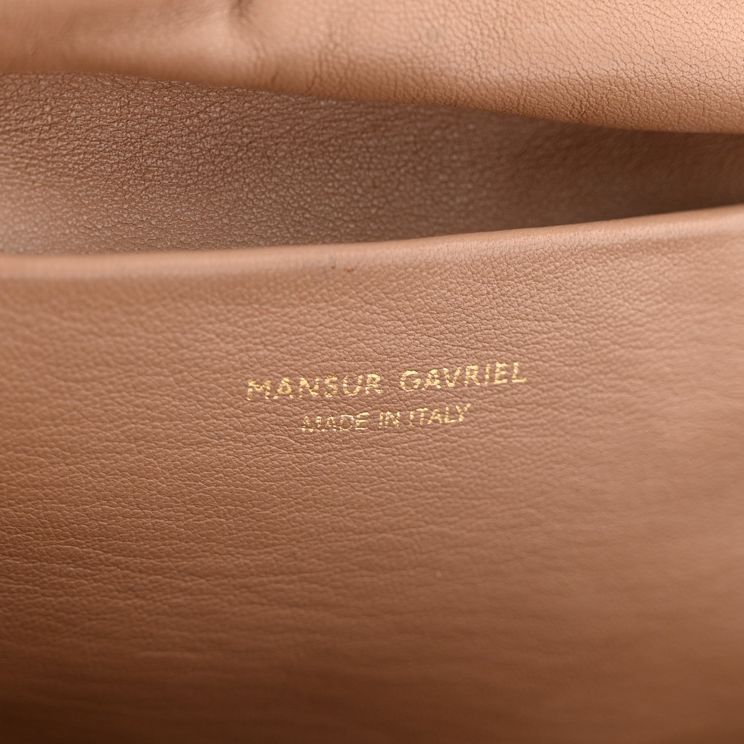Mansur Gavriel Lambskin Cloud Clutch Biscotto 6 of 11