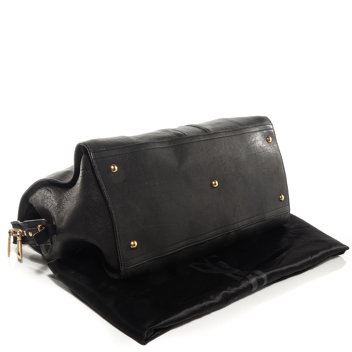 Saint Laurent Sheepskin Large Cabas ChYc Black 4 of 9