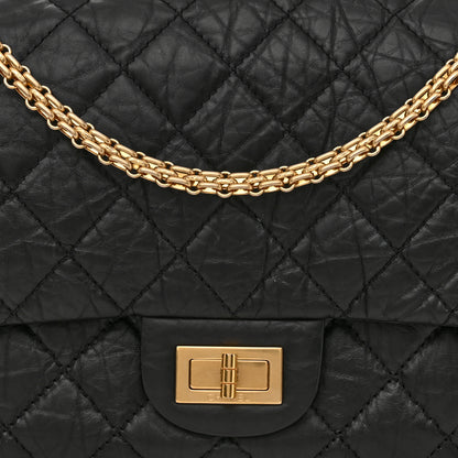 Chanel Aged Calfskin Quilted 2.55 Reissue 227 Flap Black 8 of 10