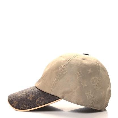 Louis Vuitton Monogram Polyester Silk LV Get Ready Cap M Beige 6 of 9