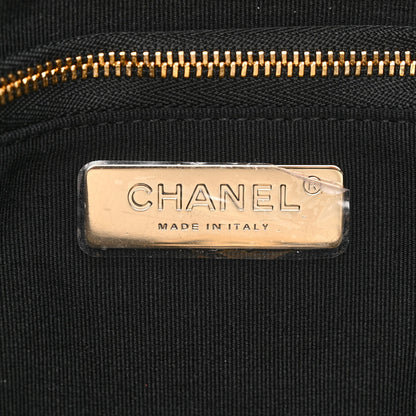 Chanel Shiny Crumpled Calfskin Quilted Large 31 Shopping Bag Black 6 of 10