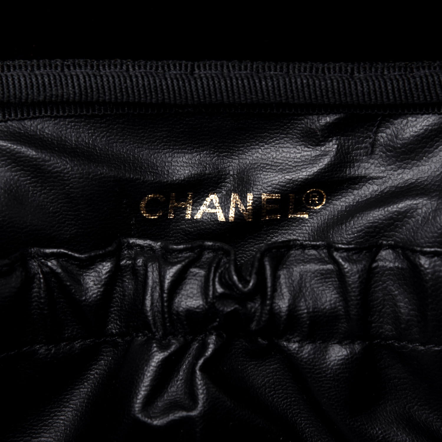 Chanel Caviar Vanity Cosmetic Case Black 6 of 21