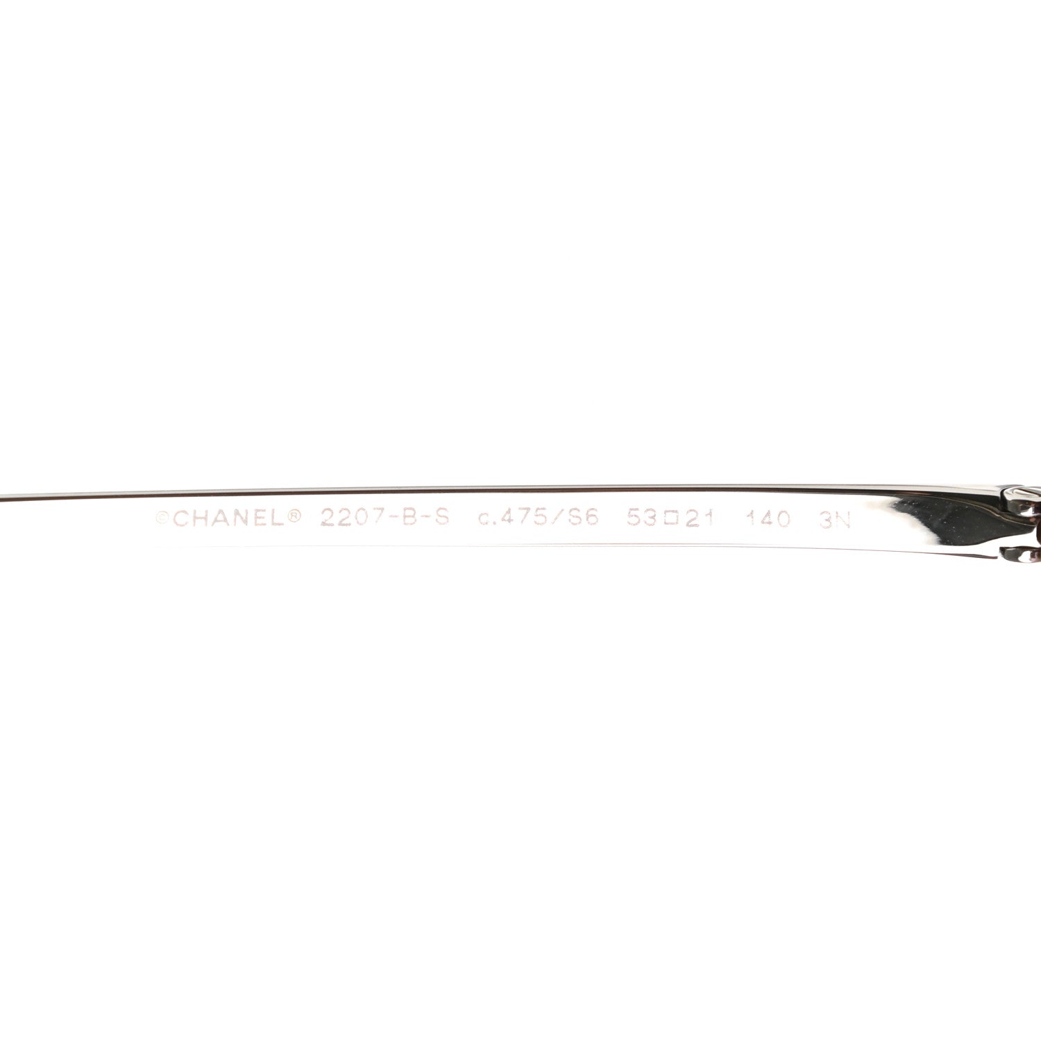 Chanel Metal Crystal Sunglasses 2207-B-S Yellow 5 of 9