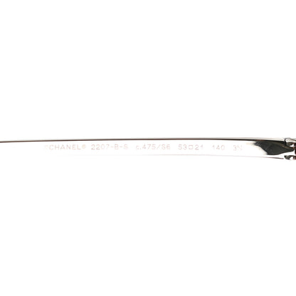 Chanel Metal Crystal Sunglasses 2207-B-S Yellow 5 of 9