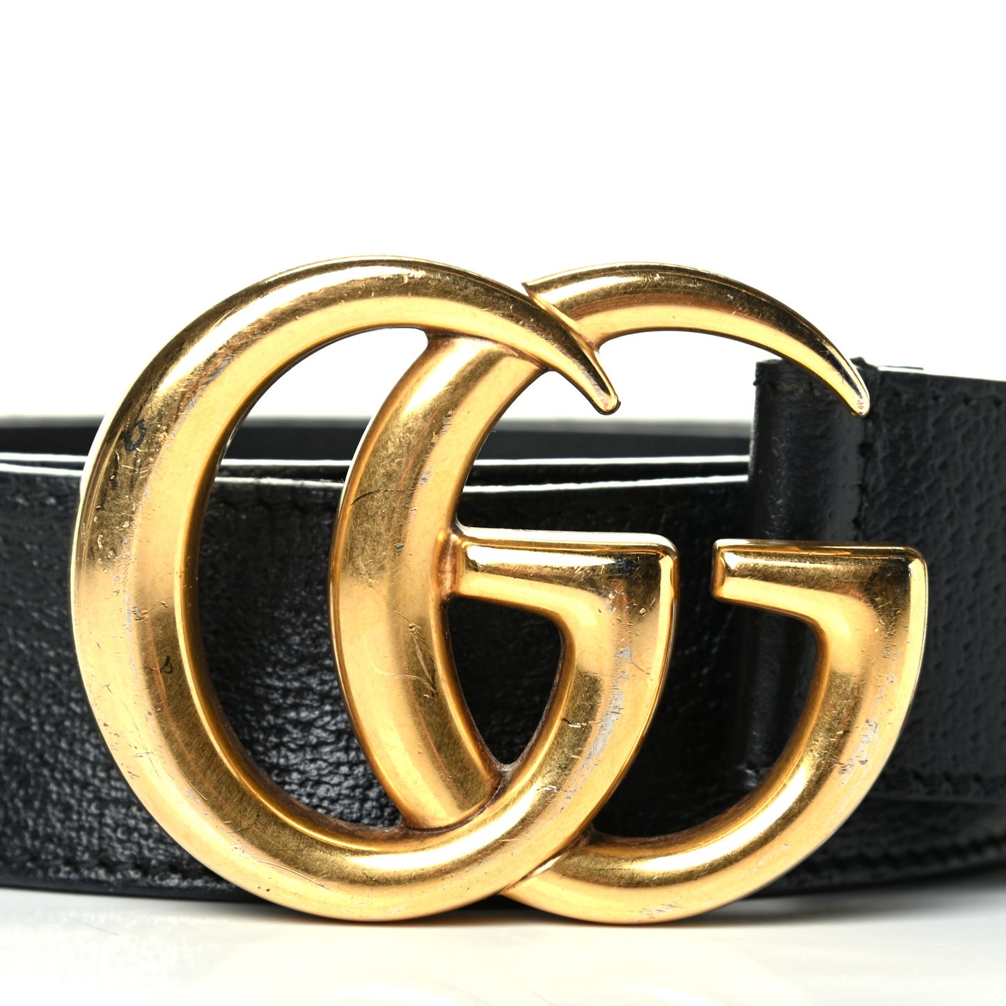 Textured Calfskin Double G 40mm Belt 105 42 Black