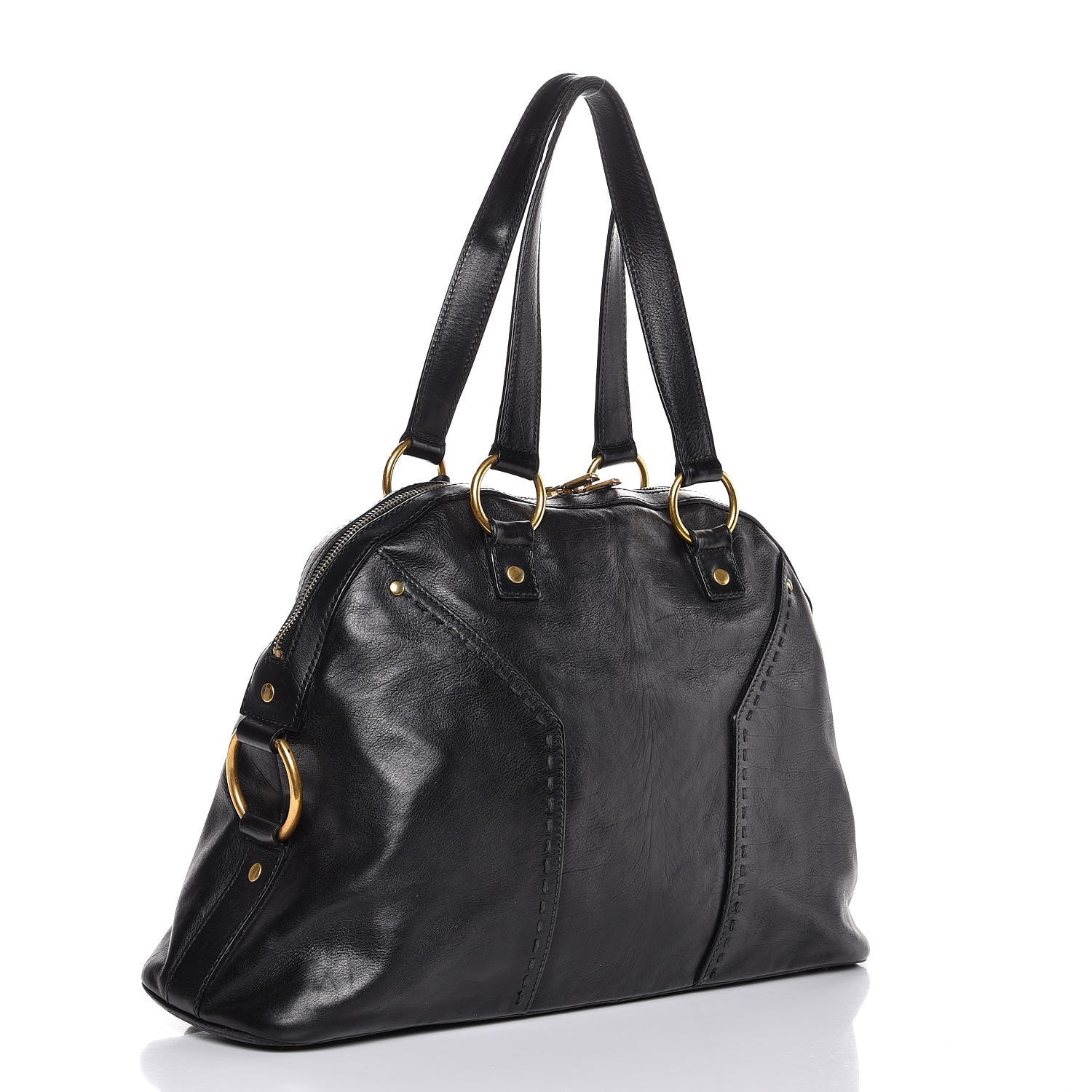 Saint Laurent Calfskin Large Muse Black 3 of 9