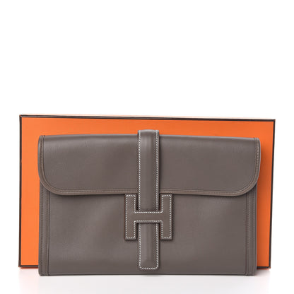 Hermes Swift Jige PM Clutch Etain 16 of 16