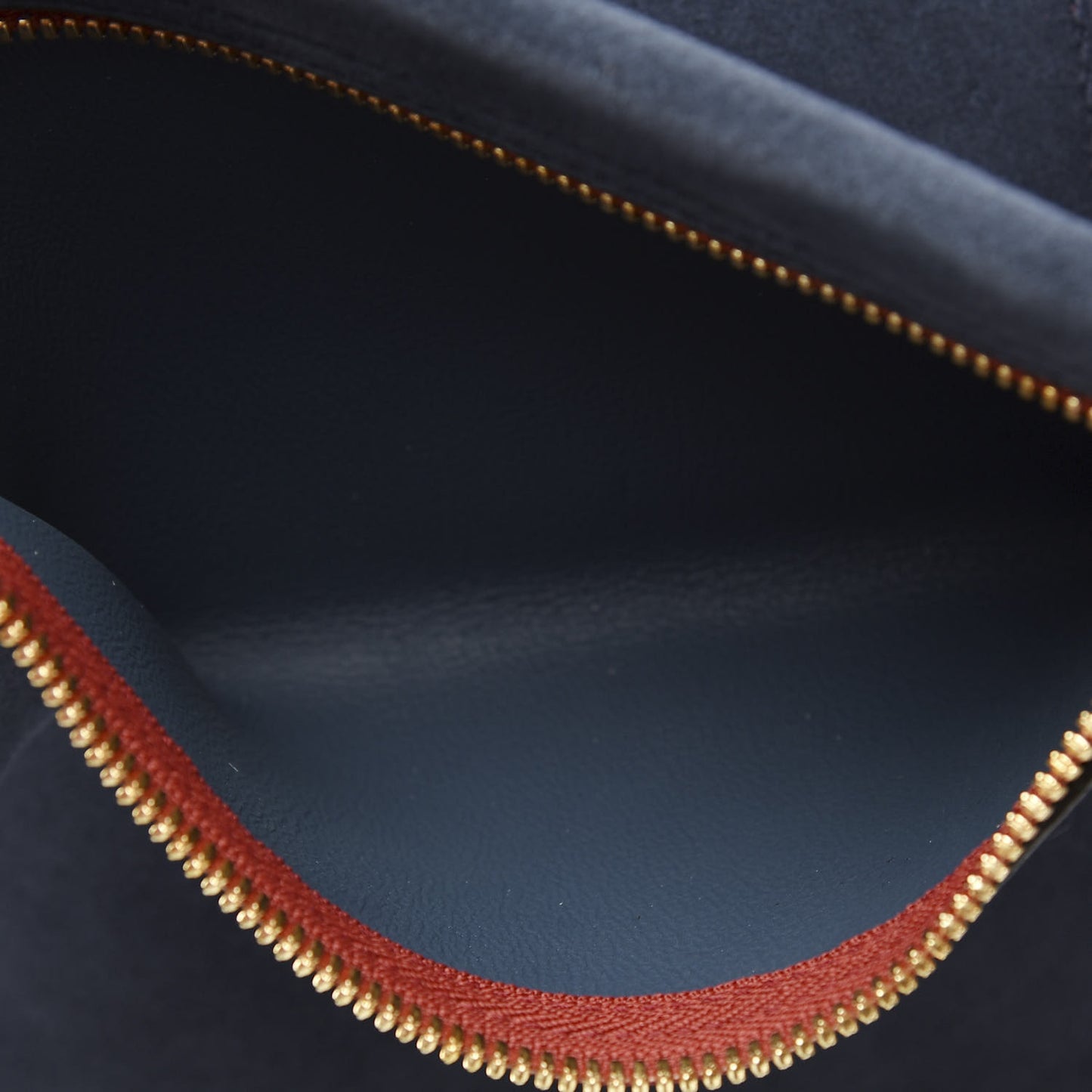 Suede Calfskin Large Rajah Chain Tote New Blue Romantic Cherry