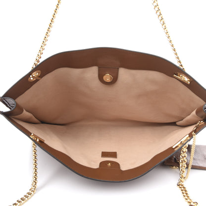 Gucci Calfskin Large Rajah Chain Tote Cuir 5 of 9