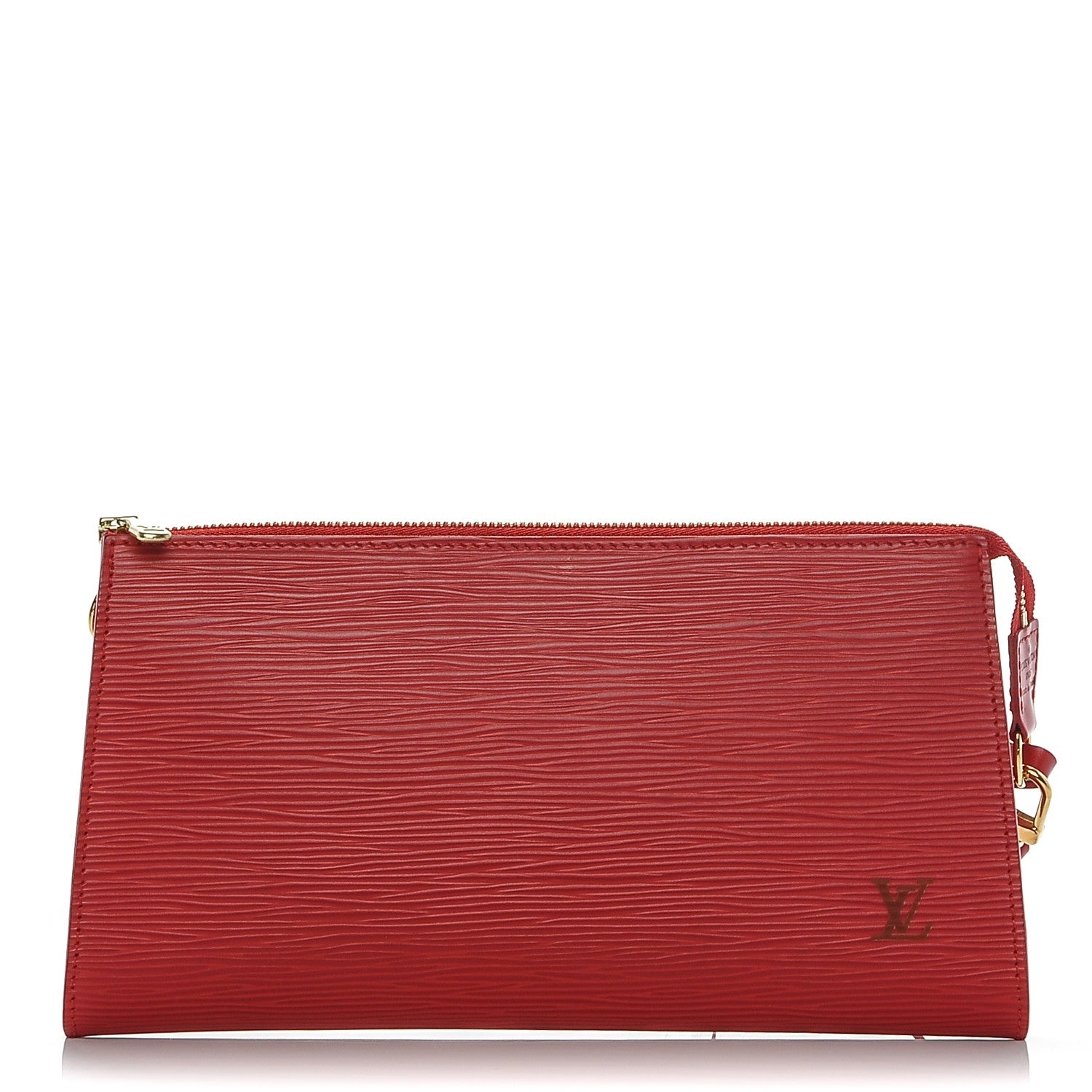 Louis Vuitton Epi Pochette Accessories 24 Castillan Red 1 of 6