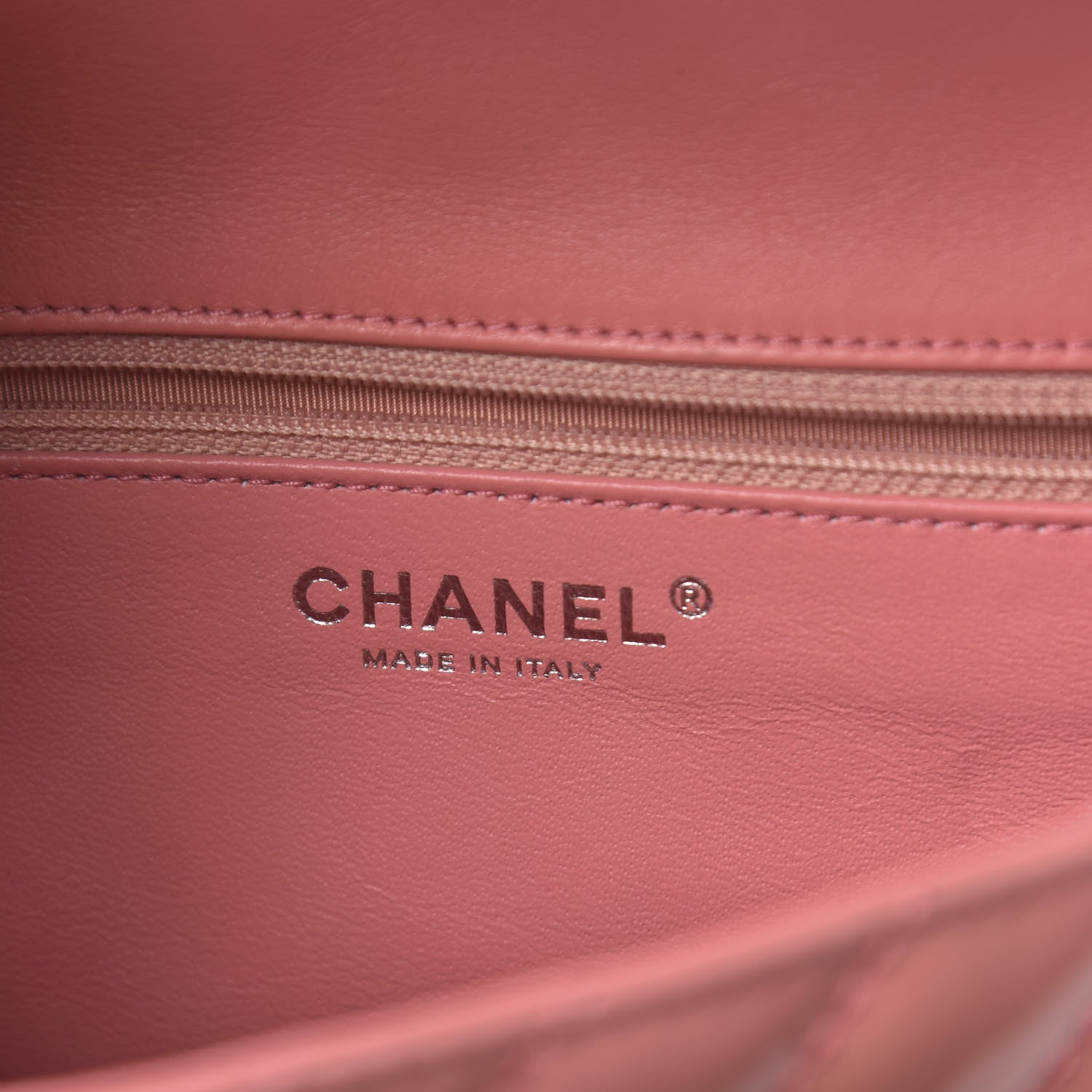 Chanel Patent Chevron Quilted Medium Single Flap Pink 6 of 11