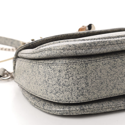 Gucci Calfskin Medium New Bamboo Top Handle Bag Grey White 6 of 11