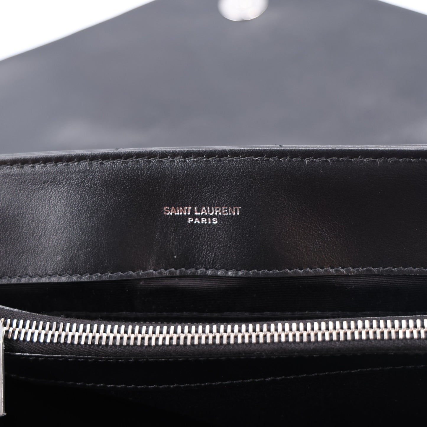 Calfskin Y Quilted Monogram Medium Loulou Chain Satchel Black
