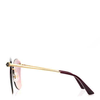 Cartier Panthere De Cartier Butterfly Sunglasses CT0398S Gold Pink 3 of 7