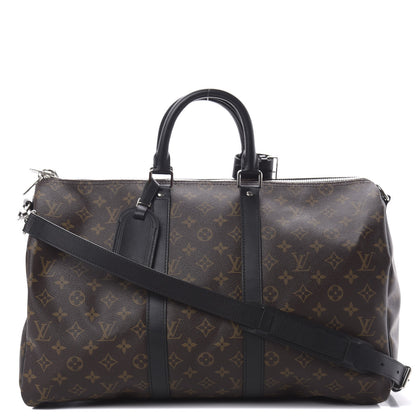 Louis Vuitton Monogram Macassar Keepall Bandouliere 45 1 of 10