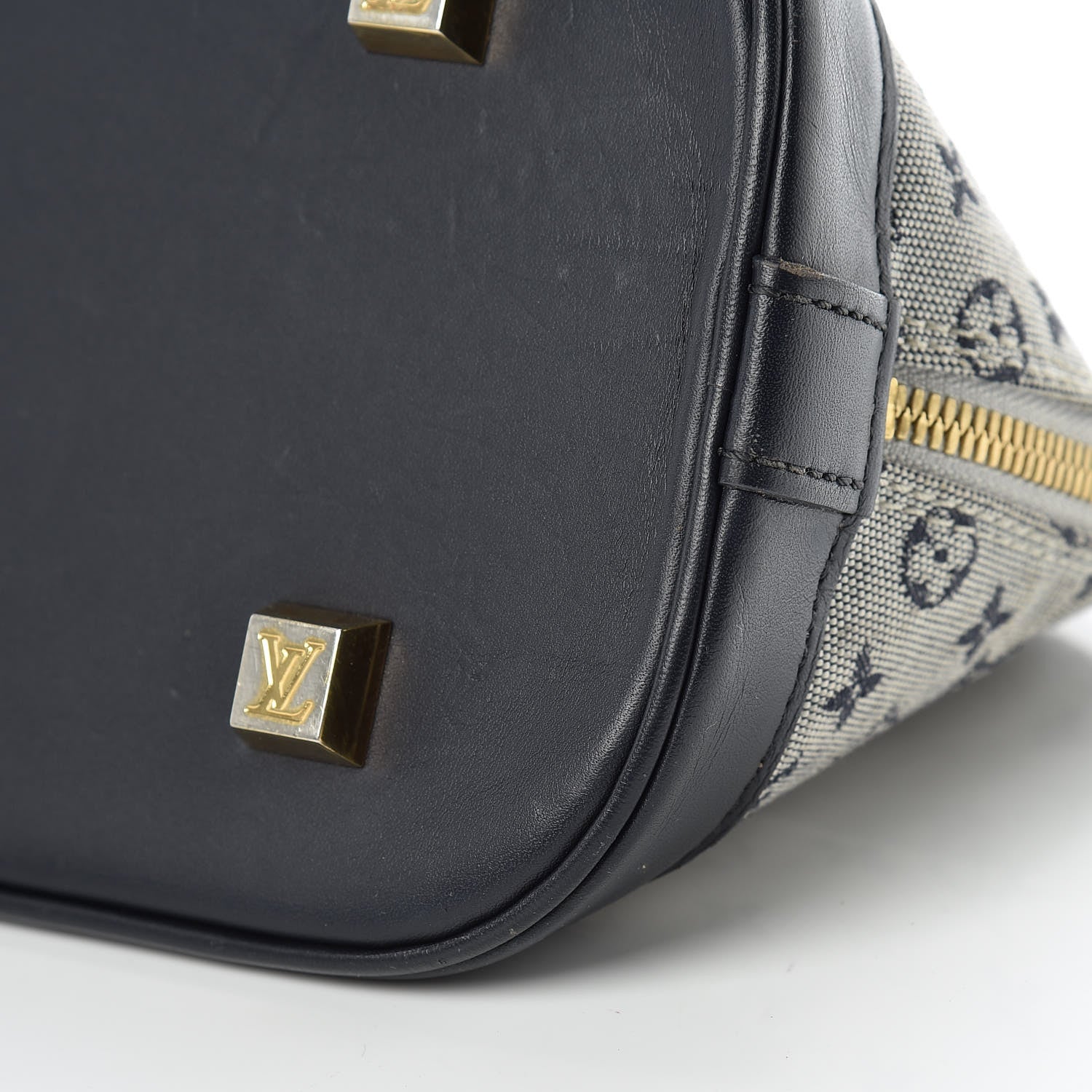 Louis Vuitton Mini Monogram Alma Long Blue 16 of 24