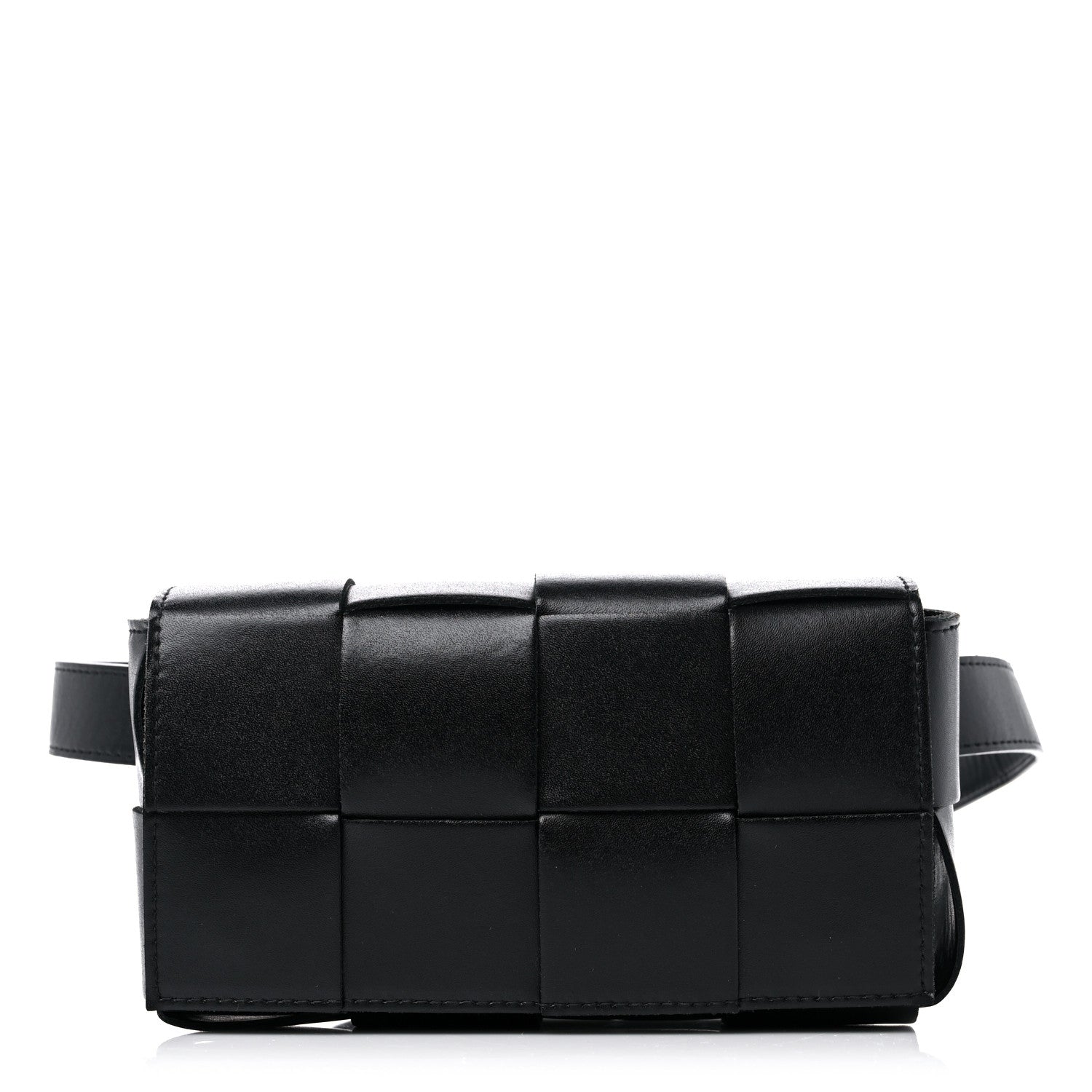 Bottega Veneta Nappa Maxi Intreccio The Belt Cassette Bag Black 1 of 13