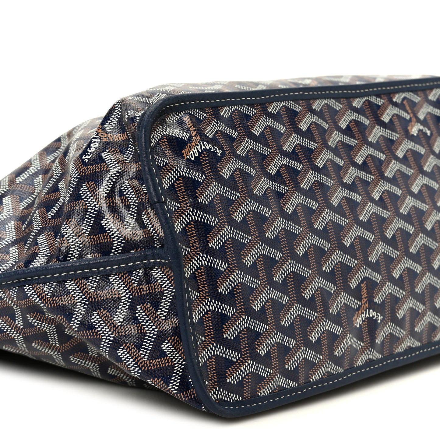 Goyardine Reversible Anjou PM Navy