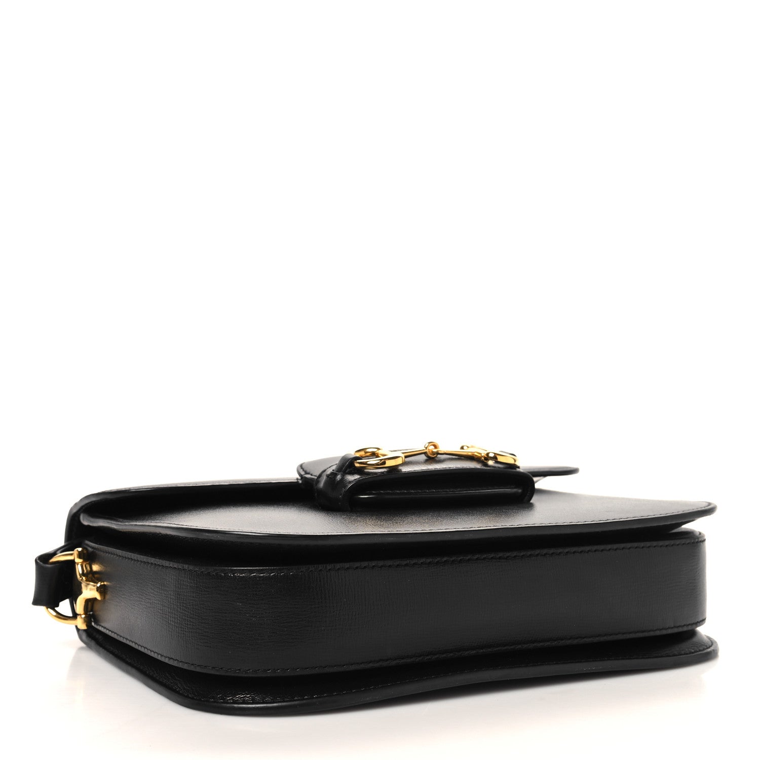 Gucci Azalea Calfskin Horsebit 1955 Shoulder Bag Black 4 of 12