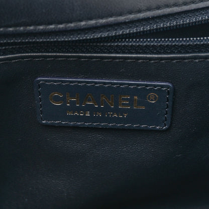 Chanel Lambskin Quilted Easy Carry Flap Navy 6 of 12