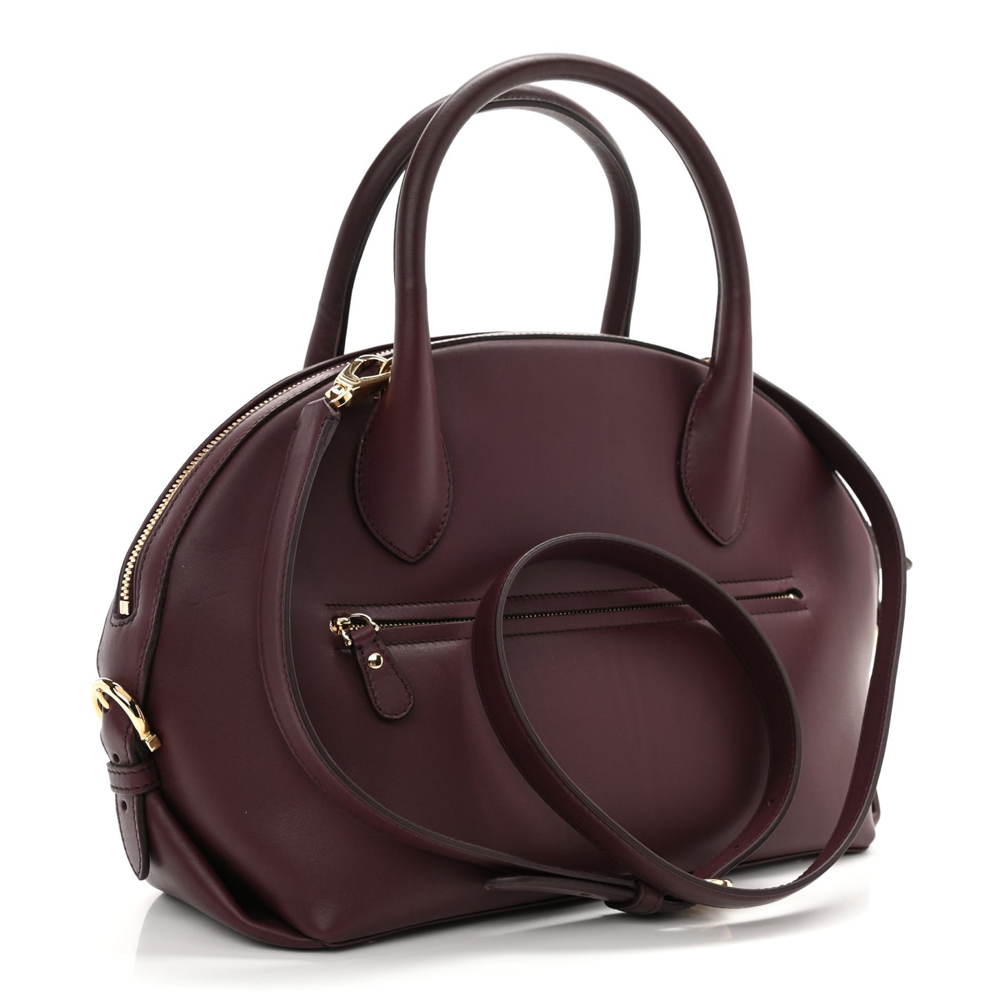 Calfskin Fiamma Bag Rouge Black