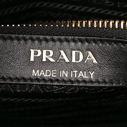 Prada Vitello Glace Calfskin Twin Pocket Tote Black 6 of 11