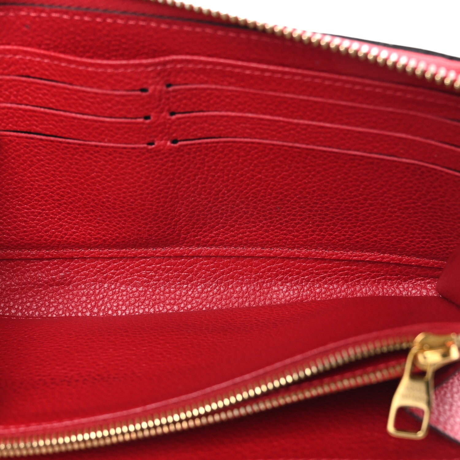 Louis Vuitton Empreinte Zippy Wallet Scarlet 5 of 9