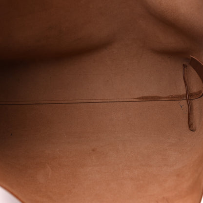 Saint Laurent Calfskin Large Shopping Tote Dark Tan 6 of 17