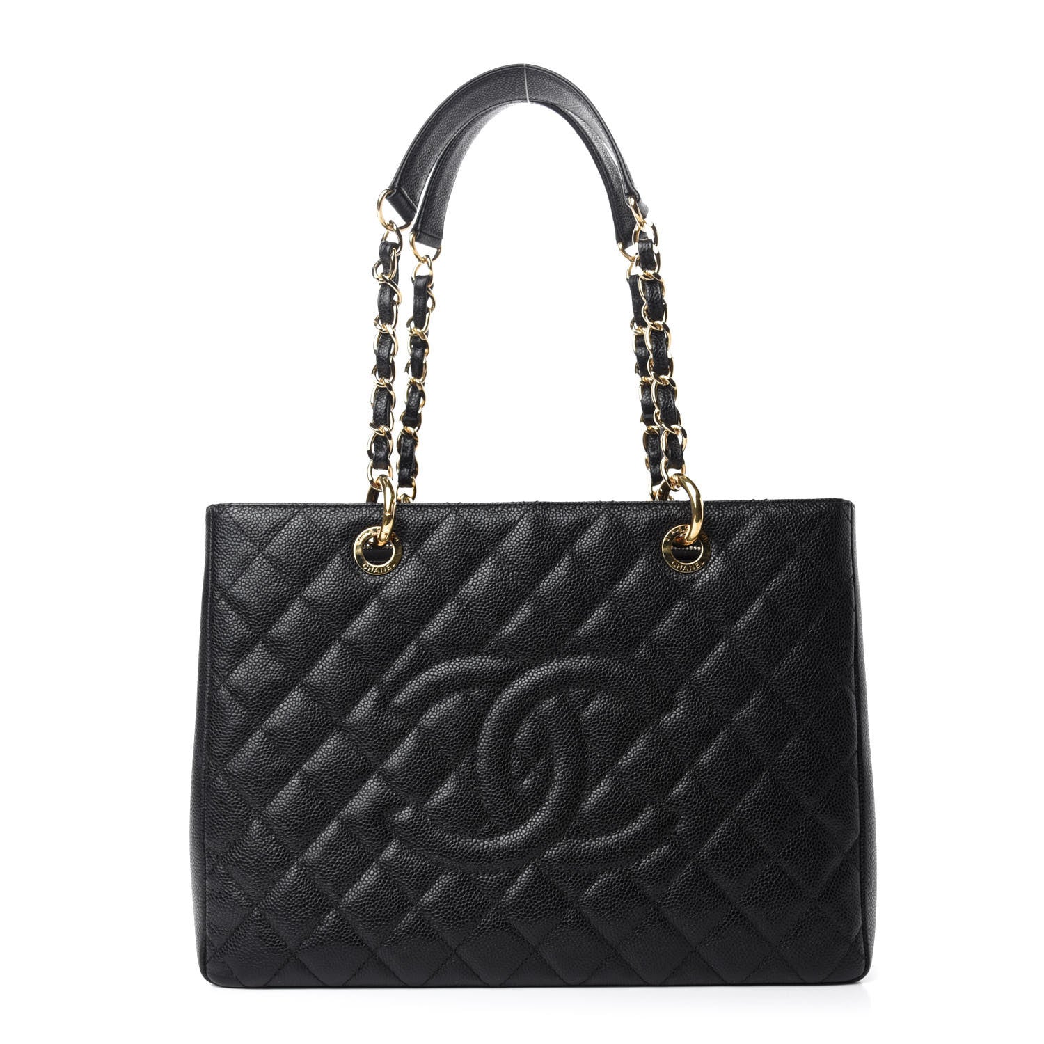 Chanel Caviar Quilted Grand Shopping Tote GST Black 1 of 10