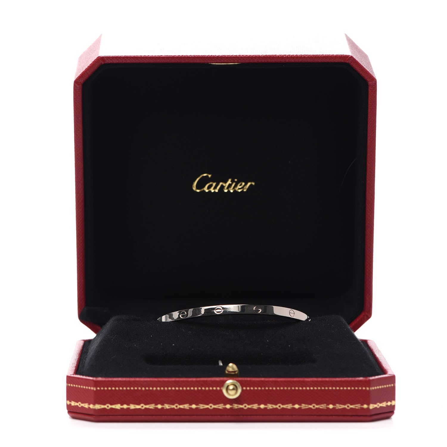 Cartier 18K White Gold Small LOVE Bracelet 17 6 of 6