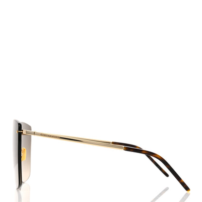 Saint Laurent Metal SL 463 Mask Sunglasses Black 3 of 7