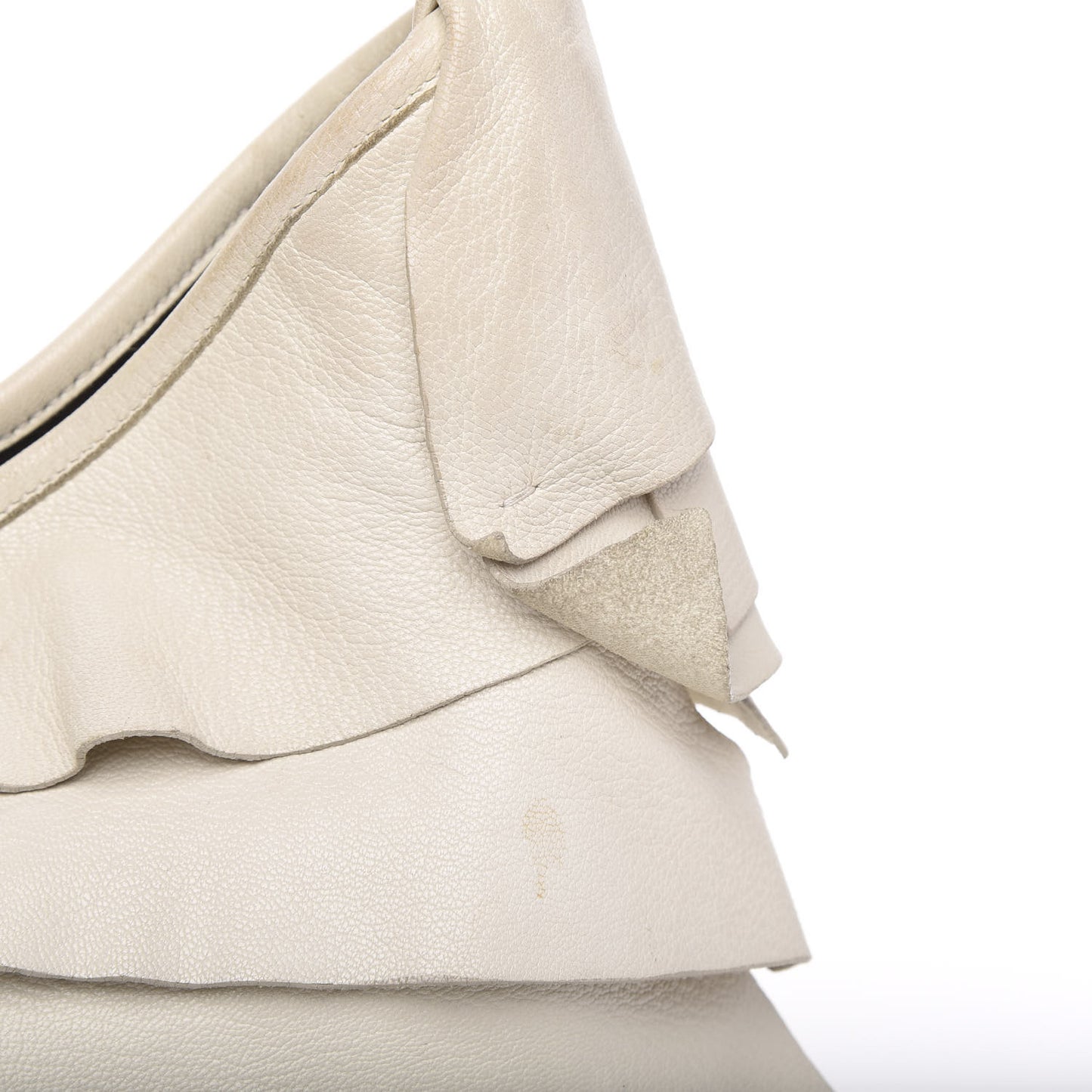 Chevre Ruffle Saint Tropez White