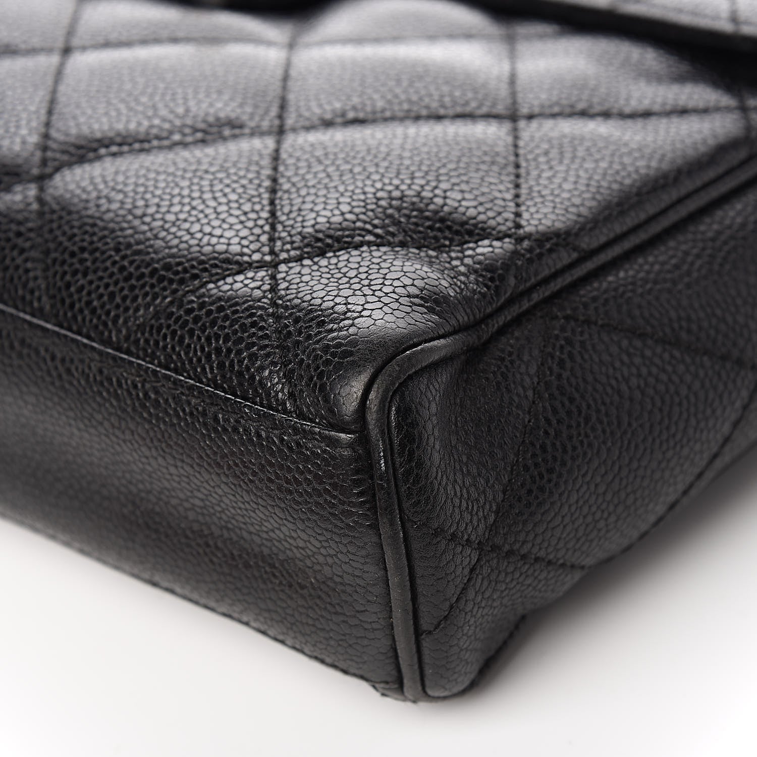 Chanel Caviar Quilted Medium Single Flap Black 12 of 15